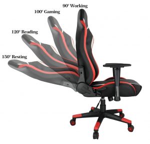 Ficmax Large Size High-back Ergonomic Gaming Chair