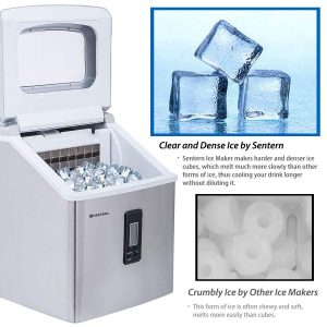 Silver Merax Sentern ES186816 Ice Machine