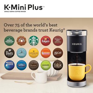 Keurig K-Mini Plus Single Serve K-Cup Pod Mini Coffee Machine