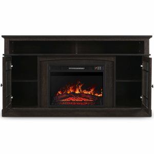 Belleze 60 Electiric Fireplace TV Stand