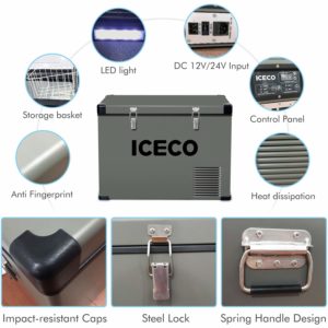 ICECO VL45 Portable Refrigerator Freezer Functions