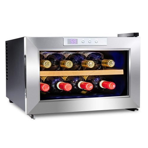Ivation Premium Stainless Steel 8 Bottle Thermoelectric Wine Cooler