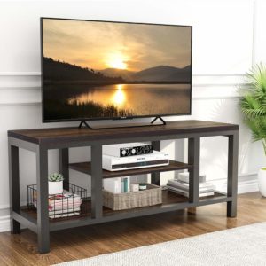 LITTLE TREE TV Stand, Industrial Rustic Media Stand