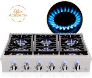 Kitchen Academy 36'' Gas Cooktop
