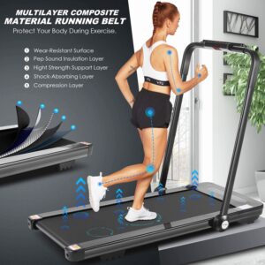 wikole 2-in-1 folding treadmill 2.25hp