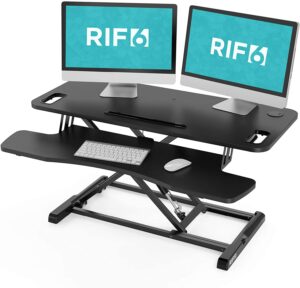RIF6 Adjustable Height Standing Desk Converter