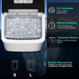 Simoe Countertop Ice Maker Features