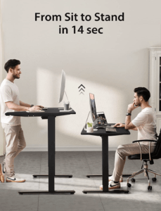 Ciays 55-inch Electric Standing L-Shape Desk