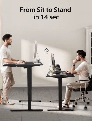 Ciays 55-inch Electric Standing L-Shape Desk