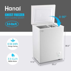 Hanai BCBD-63 , 3.5 Cubic Chest Deep Freezer