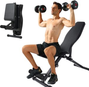 anconats Adjustable Foldable Weight Bench