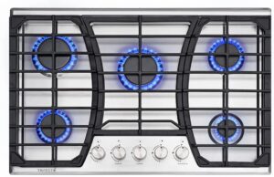 Trifecte Stainless Steel Gas Cooktop
