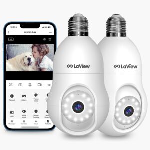 LaView 4MP Bulb Security Camera 2.4GHz