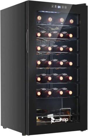 Winado 28 Bottle Compressor Wine Cooler Refrigerator w:Adjustable Temperature