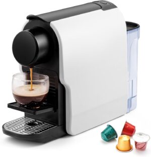 beanglass Mini Espresso Machine Compatible for Nespresso Orignial Pods