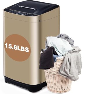 Full-Automatic Washing Machine,2.1 Cu.ft Washer and Dryer Combo,Portable Washer and Spin Dryer